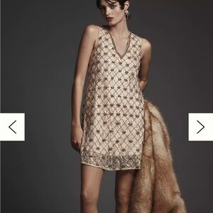 Anthropologie Beaded Dress